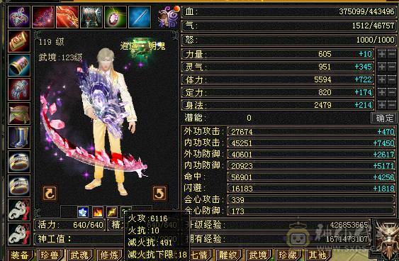 五级细节火毒双休逍遥，极品手工，五神，带宝宝，玄武幻魂，三满，到手就玩