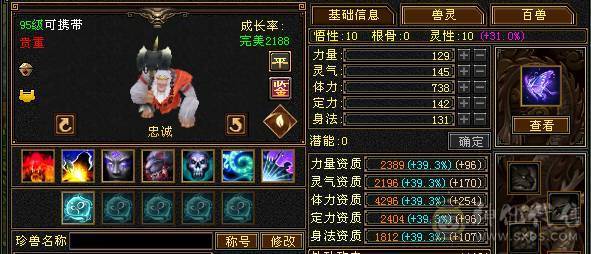 五级细节火毒双休逍遥，极品手工，五神，带宝宝，玄武幻魂，三满，到手就玩