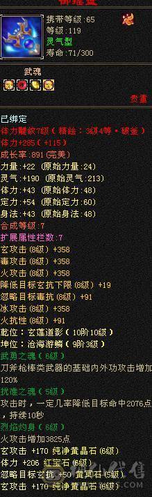 最低价  勿扰4修6体6属850火抗能抗能打装备基本都是大八星带4500+外功附体易筋锻骨91万+血