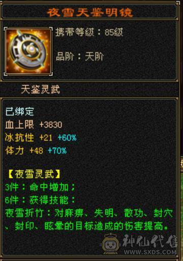 满5 全8雕 1千冰抗 3修 断桥 5神 带4500体力附体