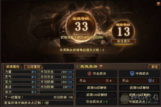 全4带5   细节天山  五级号输出  属性3900+   减抗490+