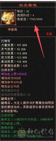 【邀月推荐】60W血四修大天龙，伤害很炸，命中超高5万，状态栏看得到，一套5级12颗冰抗一套毒抗，属性替换仓库05能到6200，极品锁甲05，马上5神