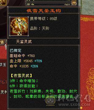 晴天推荐：极限6级三修暴力逍遥.6神高会心命中带4700附体，带赤兔红仙侣，大衣柜！